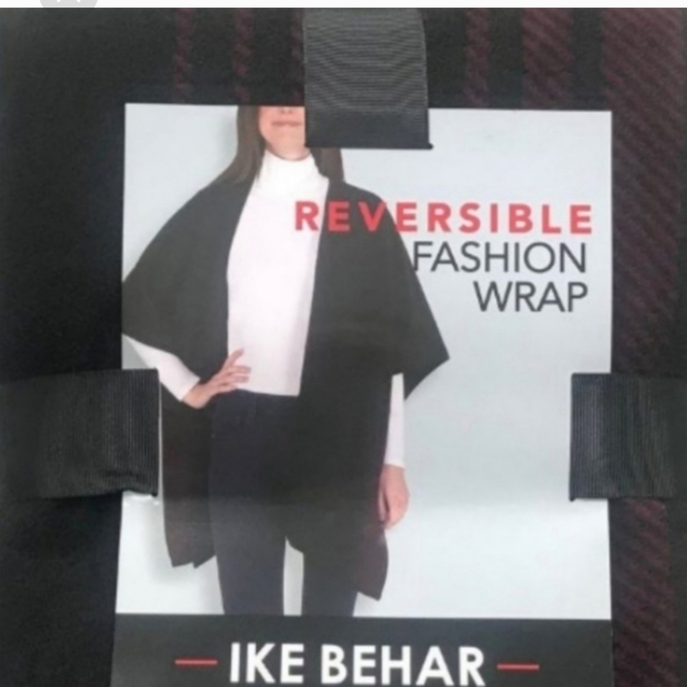 Ike Behar Reversible Wrap blanket with High Pile Fleece